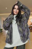 Plume Denim Jacket Green